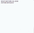 ANTON BATAGOV - BEST BEFORE 02.2000